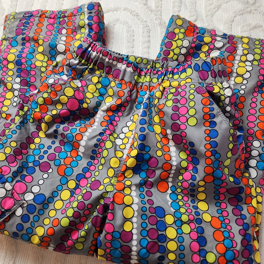Hanna Andersson Girls Multicolor Polka Dot Snowpants Ski Snow Size 120 US 6-7 - Picture 5 of 5
